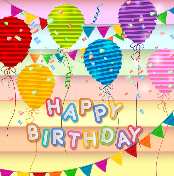 Best ideas about Happy Birthday Card Design
. Save or Pin Happy birthday card design template Free vector in Adobe Now.