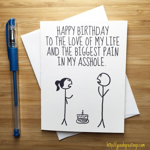 Best ideas about Happy Birthday Card For Boyfriend
. Save or Pin Funny Happy Birthday Card for Boyfriend Girlfriend Cute Now.