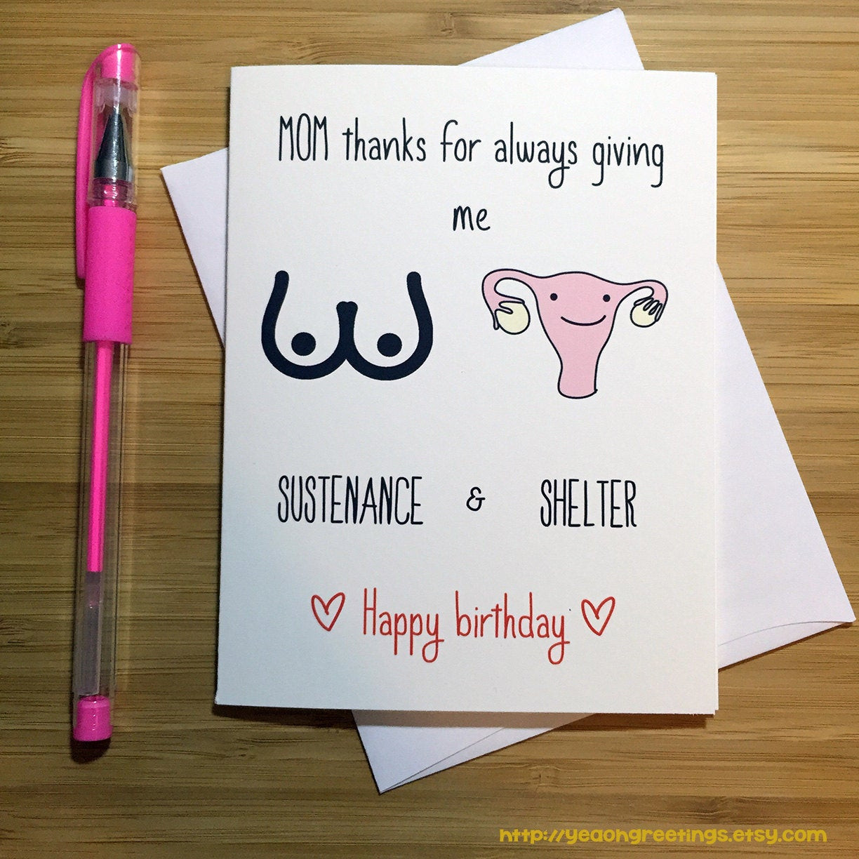 Best ideas about Happy Birthday Card Idea
. Save or Pin Happy Birthday Mom Funny Mom Card Inappropriate Card Card Now.