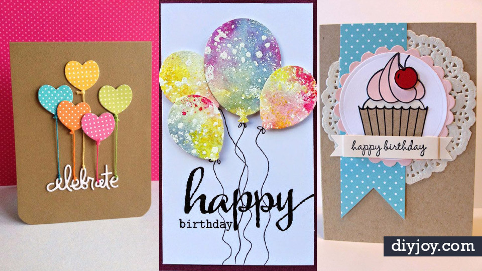 Best ideas about Happy Birthday Card Idea
. Save or Pin 30 Creative Ideas for Handmade Birthday Cards Now.