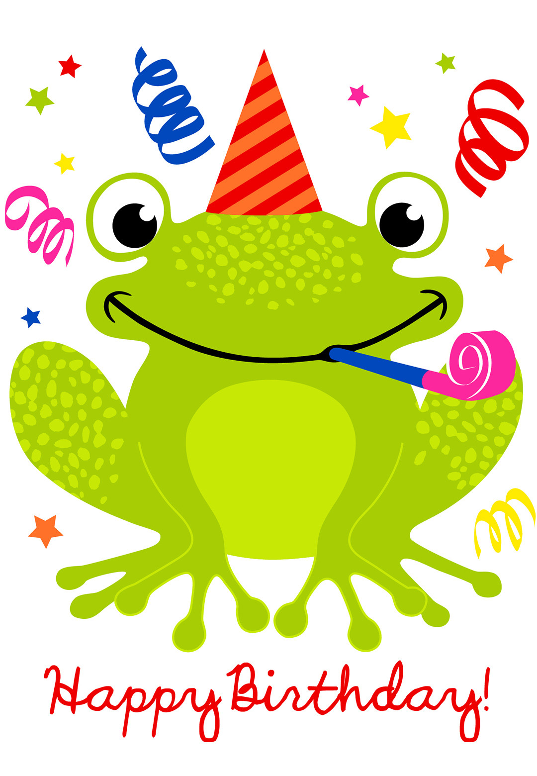 Best ideas about Happy Birthday Card
. Save or Pin Cute Smiling Frog Birthday Card Now.