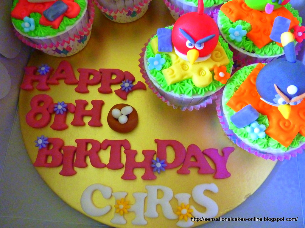 Best ideas about Happy Birthday Chris Cake
. Save or Pin 30 x 3D A Birds Figurines for Chris 8th Birthday CAKES Now.