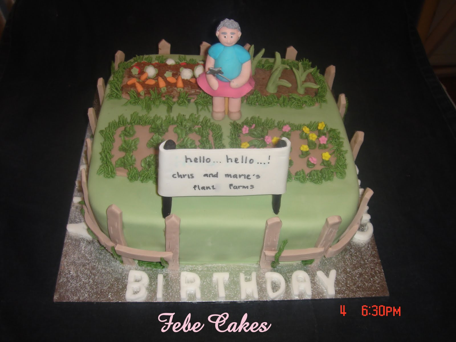 Best ideas about Happy Birthday Chris Cake
. Save or Pin Febe Cakes Chris and Marie s Plant farms cake Now.