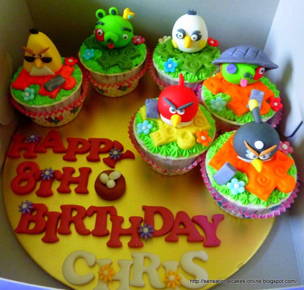 Best ideas about Happy Birthday Chris Cake
. Save or Pin 30 x 3D A Birds Figurines for Chris 8th Birthday CAKES Now.