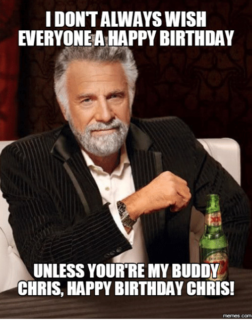 Best ideas about Happy Birthday Chris Funny
. Save or Pin 25 Best Memes About Happy Birthday Chris Now.