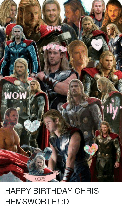 Best ideas about Happy Birthday Chris Funny
. Save or Pin Funny Chris Hemsworth Memes of 2016 on SIZZLE Now.