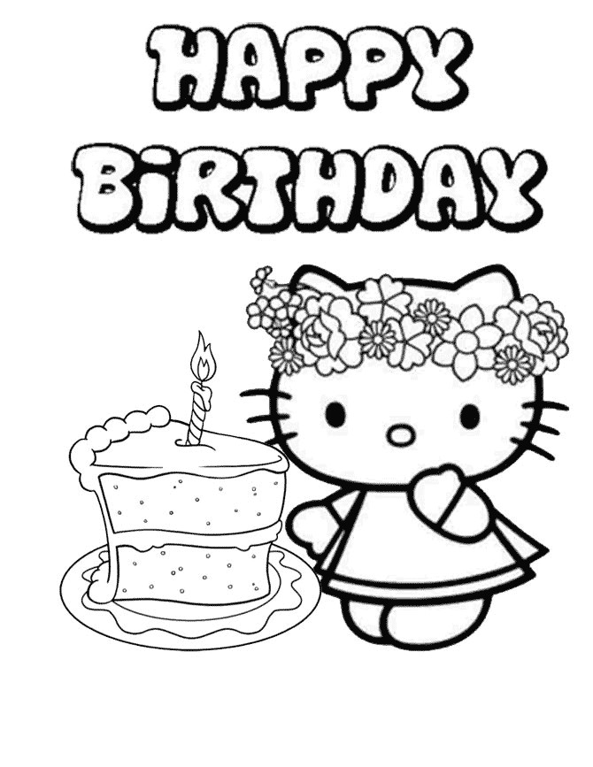 Best ideas about Happy Birthday Coloring Card
. Save or Pin 25 Free Printable Happy Birthday Coloring Pages Now.