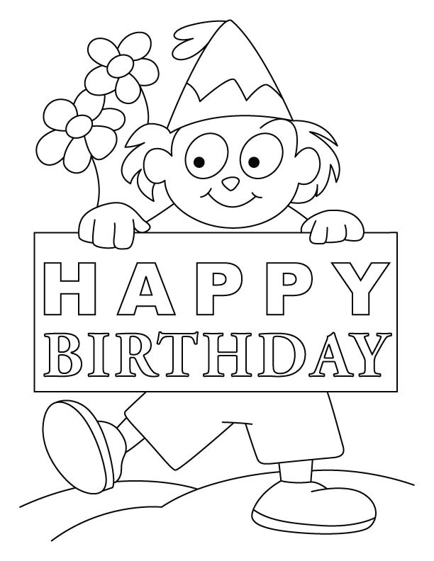 Best ideas about Happy Birthday Coloring Card
. Save or Pin Birthday Card Coloring Pages AZ Coloring Pages Now.