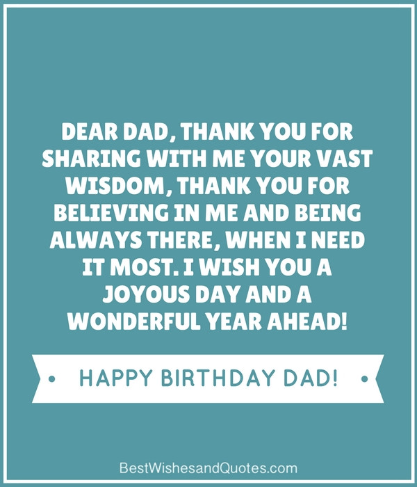 Best ideas about Happy Birthday Daddy Quotes
. Save or Pin Happy Birthday Dad 40 Quotes to Wish Your Dad the Best Now.