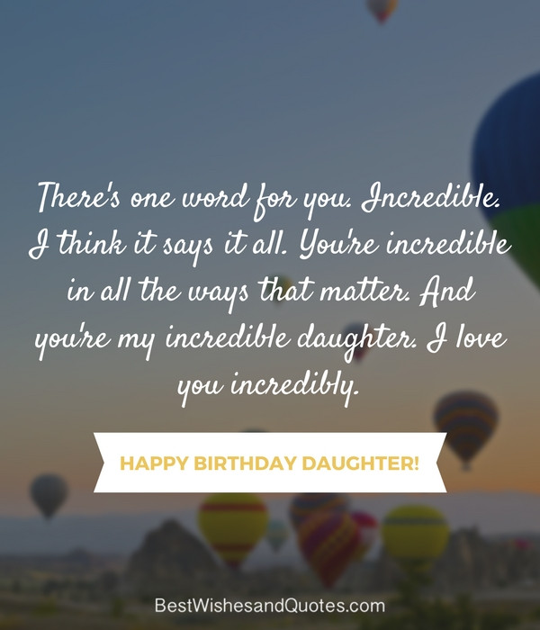 Best ideas about Happy Birthday Daughter Images Funny
. Save or Pin 35 Beautiful Ways to Say Happy Birthday Daughter Unique Now.