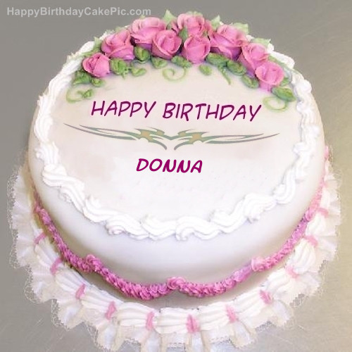 Best ideas about Happy Birthday Donna Cake
. Save or Pin Pink Rose Birthday Cake For Donna Now.