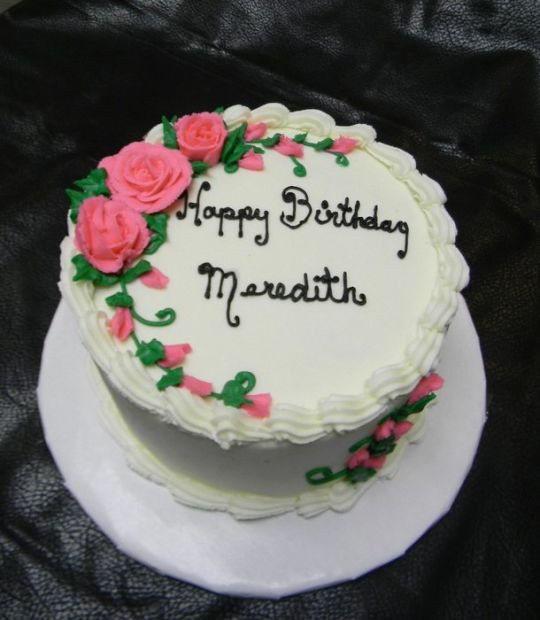 Best ideas about Happy Birthday Donna Cake
. Save or Pin Happy Birthday Meredith cake by Donna Tokazowski Cake Now.
