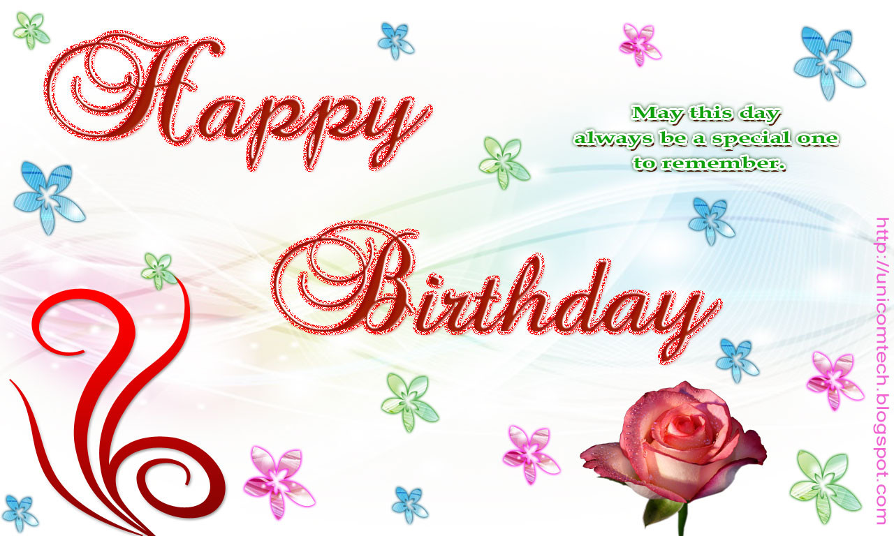 Best ideas about Happy Birthday E Card
. Save or Pin tro o blogg Wallpaper Birthday Card Now.