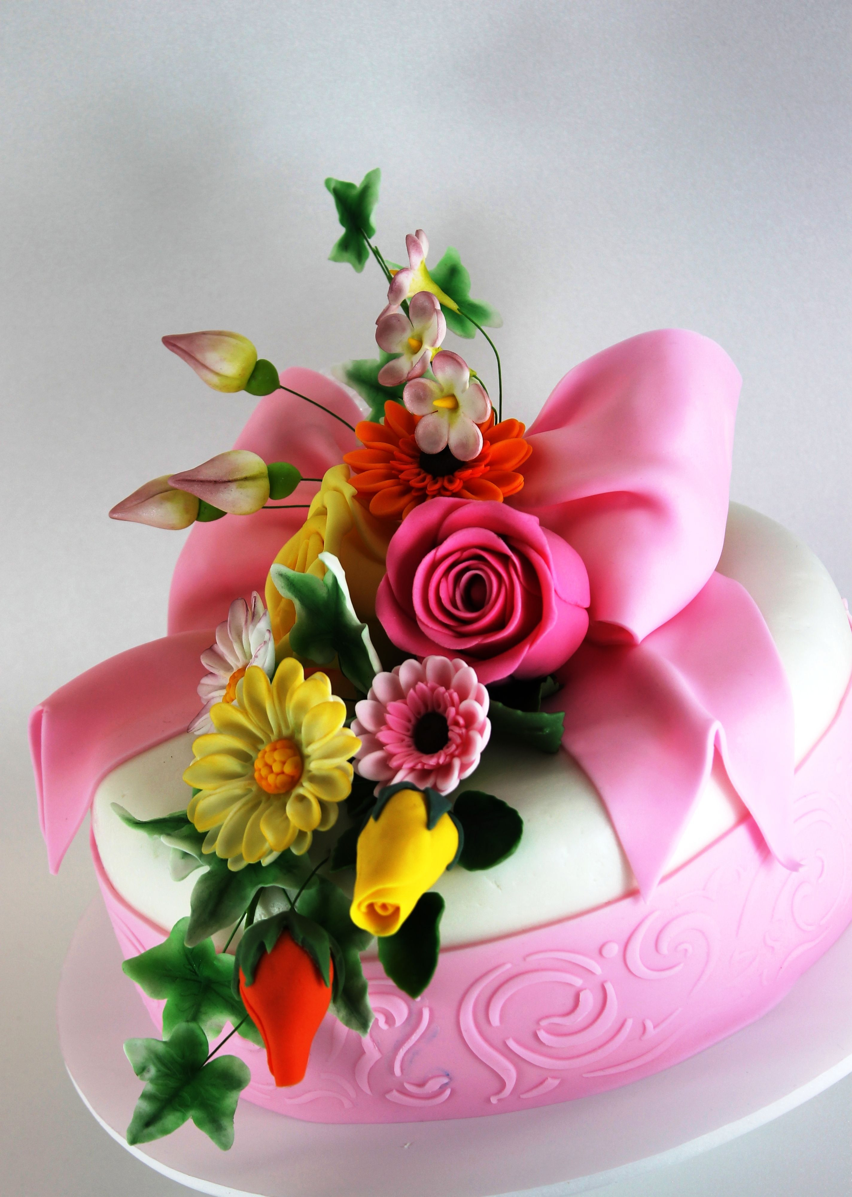 Best ideas about Happy Birthday Flowers And Cake
. Save or Pin Beautiful birthday cake Today December 27th Happy Now.