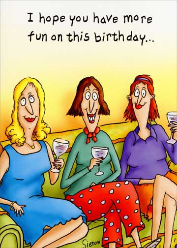 Best ideas about Happy Birthday Funny Women
. Save or Pin Women on Couch Funny Birthday Card Greeting Card by Now.