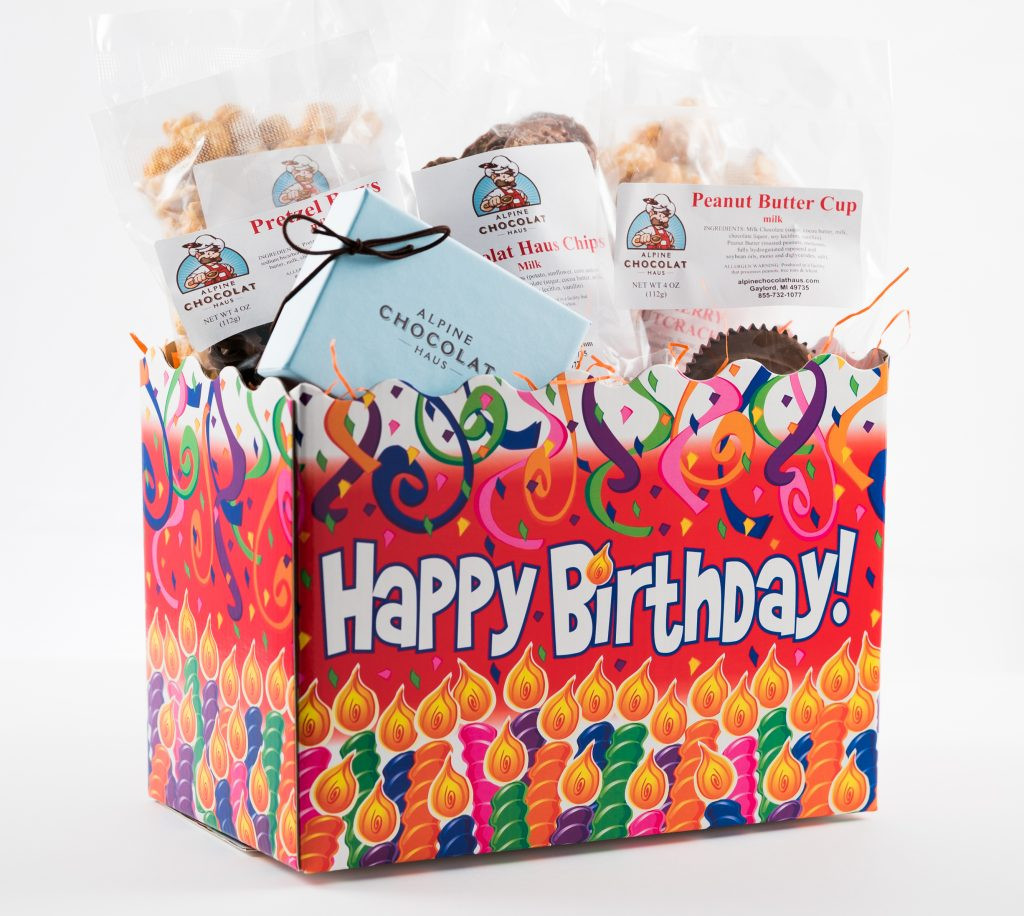 Best ideas about Happy Birthday Gifts
. Save or Pin Happy Birthday Gift Box Alpine Chocolat Haus Now.