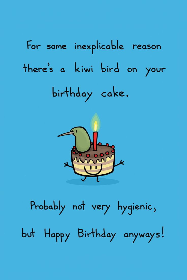 Best ideas about Happy Birthday Greetings Funny
. Save or Pin Happy Birthday Kiwi on Your Cake LOL Pinterest Now.