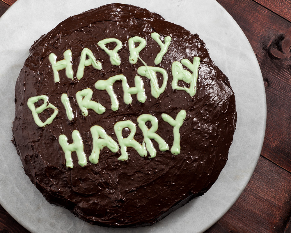 Best ideas about Happy Birthday Harry Cake
. Save or Pin Happy Birthday Harry Potter Vegan & Gluten Free Chocolate Cake Now.