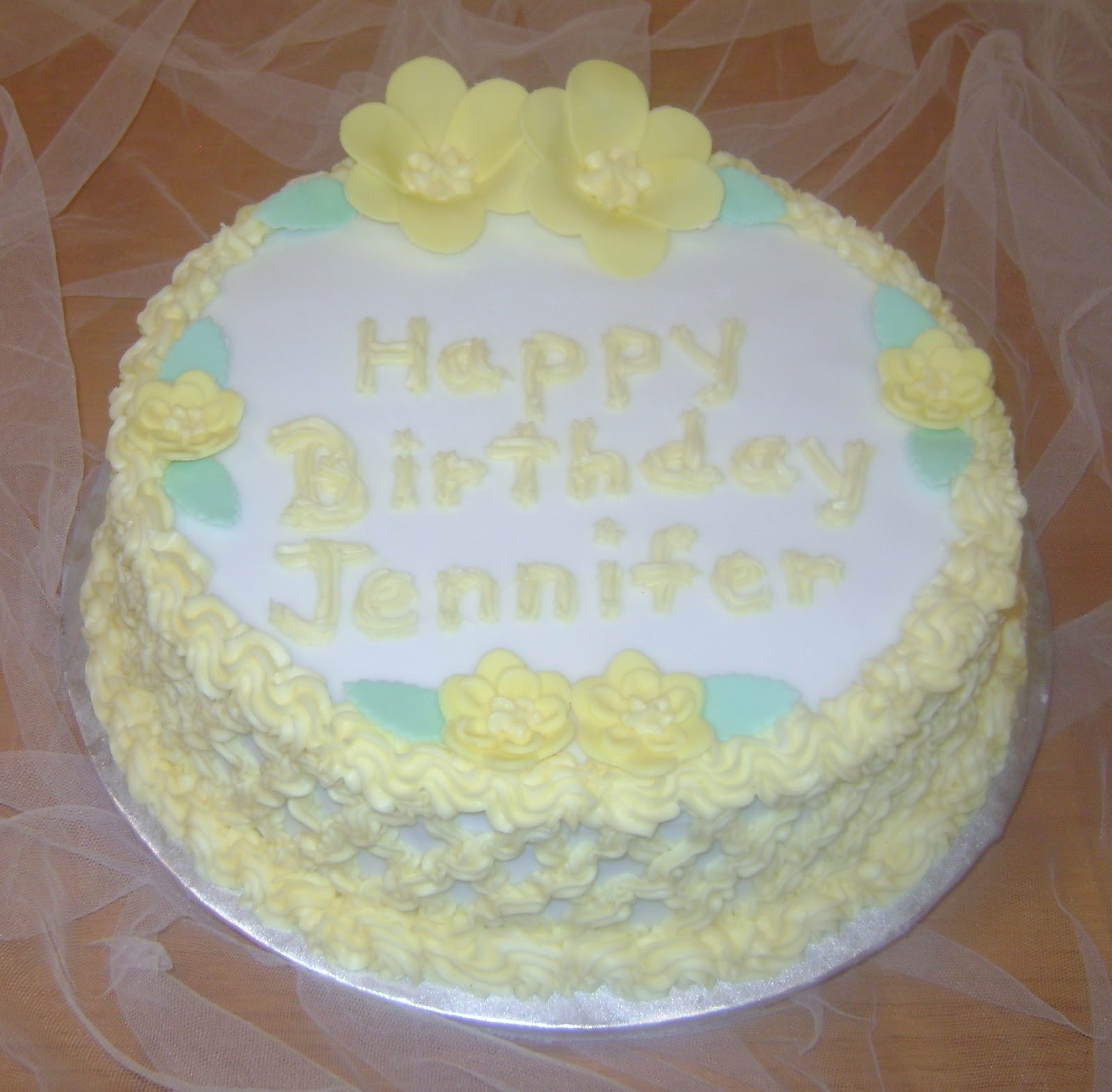 Best ideas about Happy Birthday Jennifer Cake
. Save or Pin Marilyn s Caribbean Cakes Happy Birthday Jennifer Now.