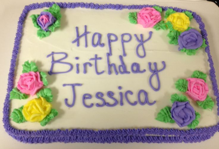 Best ideas about Happy Birthday Jessica Cake
. Save or Pin Birthday cake found this cake with your name on it Now.