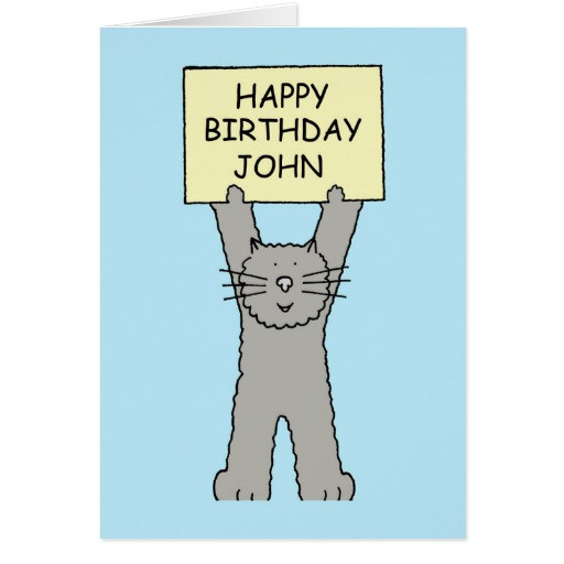 Best ideas about Happy Birthday John Funny
. Save or Pin John Happy Birthday Greeting Card Now.