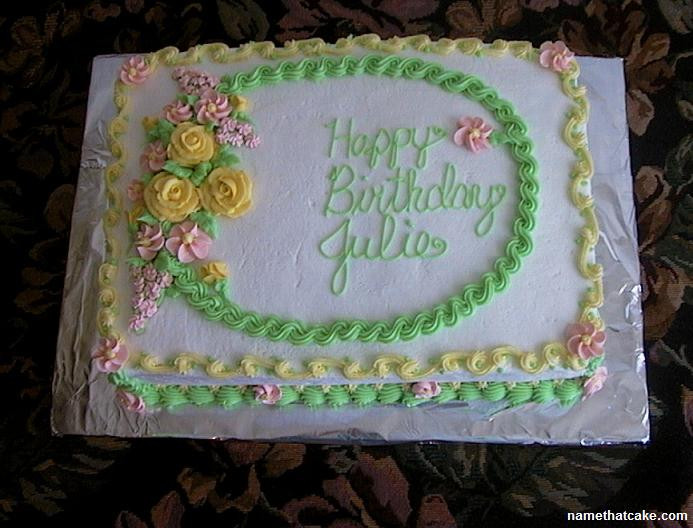 Best Happy Birthday Julie Cake from Name That Cake Send a virtual birthday...