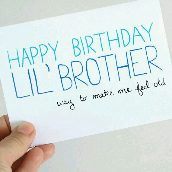 Best ideas about Happy Birthday Lil Brother Funny
. Save or Pin Happy birthday little brother Birthday Now.