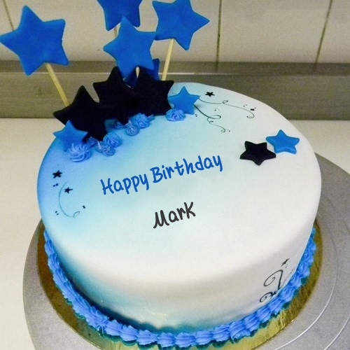 Best ideas about Happy Birthday Mark Cake
. Save or Pin Blue Stars Birthday Cake For Mark Now.