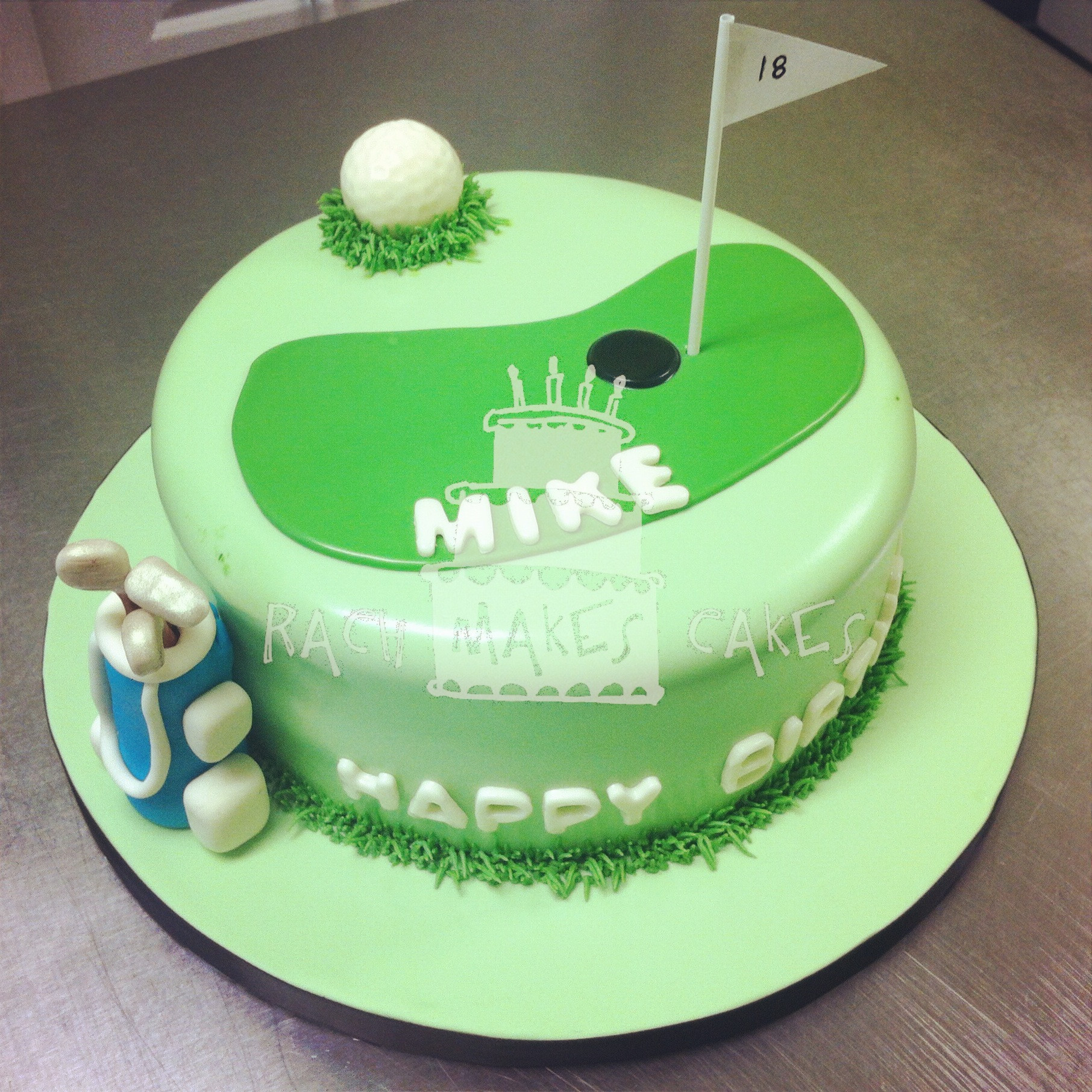 Best ideas about Happy Birthday Mike Cake
. Save or Pin Mike’s Golf Cake — Rach Makes Cakes Now.