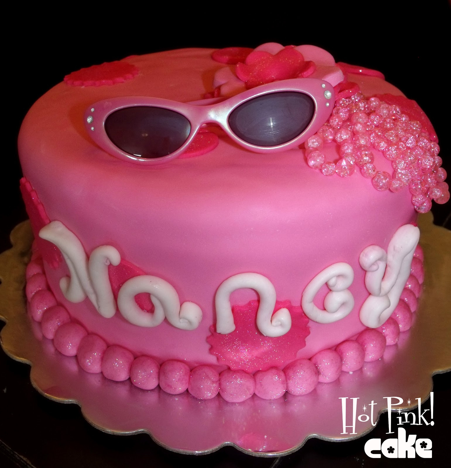 Best ideas about Happy Birthday Nancy Cake
. Save or Pin Hot Pink Cakes Fancy Nancy Cake Now.