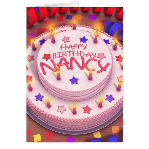 Best ideas about Happy Birthday Nancy Cake
. Save or Pin Nancy s Birthday Cake Greeting Cards Now.
