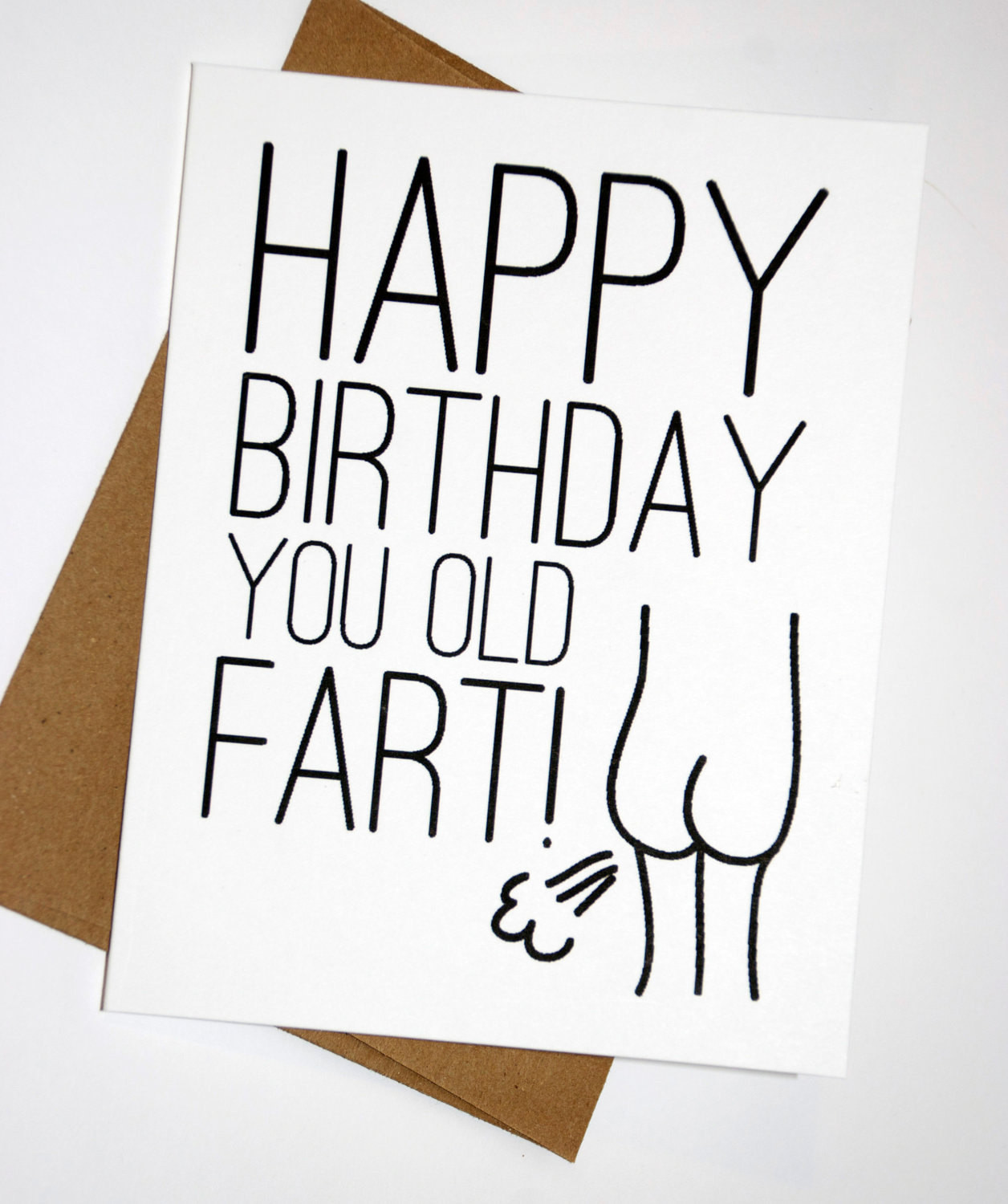Best ideas about Happy Birthday Old Funny
. Save or Pin Funny Birthday Card Happy Birthday You Old Fart by RowHouse14 Now.
