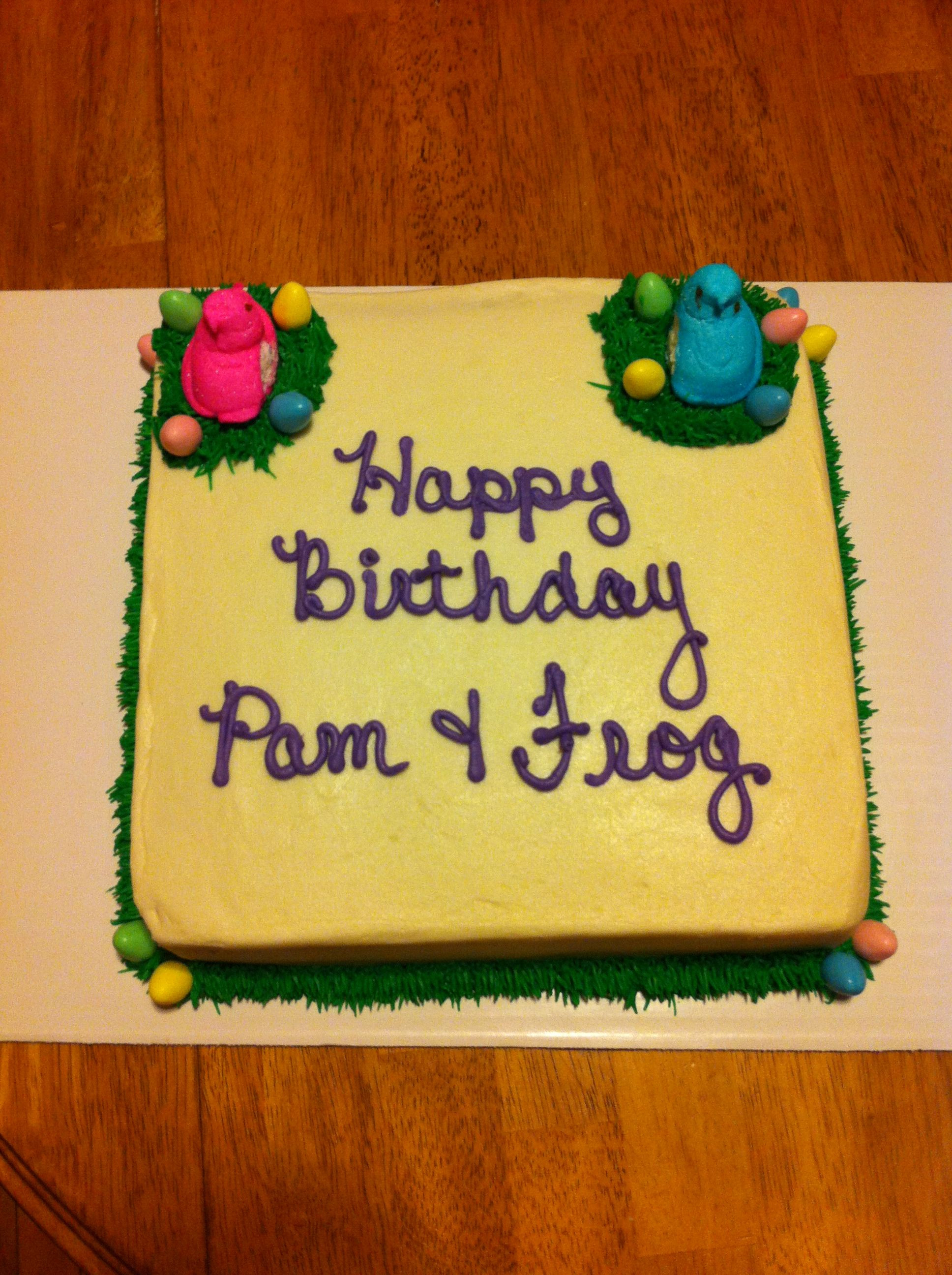 Best ideas about Happy Birthday Pam Cake
. Save or Pin Happy birthday Pam and frog top view Now.
