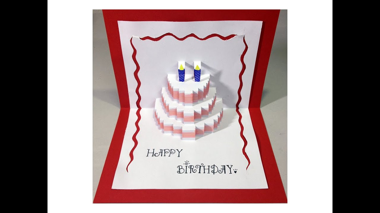 Best ideas about Happy Birthday Pop Up Card
. Save or Pin Happy Birthday Cake Pop Up Card Tutorial Now.