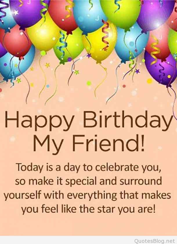 Best ideas about Happy Birthday Quotes For A Good Friend
. Save or Pin Happy Birthday My Friend Birthday Friend SMS Now.