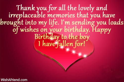 Best ideas about Happy Birthday Quotes For Boyfriend
. Save or Pin Happy Birthday To My Boyfriend Quotes QuotesGram Now.