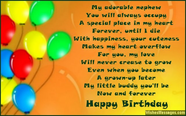 Best ideas about Happy Birthday Quotes For Nephew
. Save or Pin Birthday poems for nephew – WishesMessages Now.