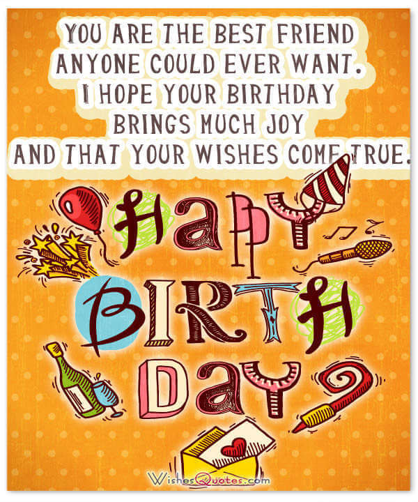 Best ideas about Happy Birthday Quotes For Your Best Friend
. Save or Pin Heartfelt Birthday Wishes for your Best Friends with Cute Now.