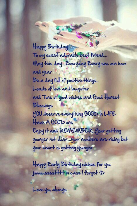 Best ideas about Happy Birthday Quotes For Your Best Friend
. Save or Pin Best 25 Best friend birthday message ideas on Pinterest Now.
