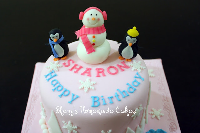 Best ideas about Happy Birthday Sharon Cake
. Save or Pin Sheny s Homemade Treats Winter Snowman Themed Birthday Now.