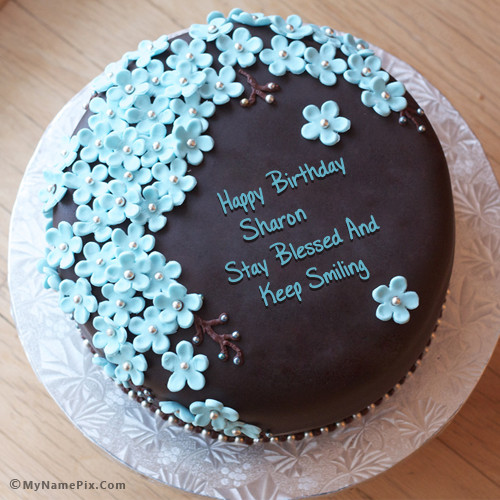 Best ideas about Happy Birthday Sharon Cake
. Save or Pin The name [sharon] is generated on Flowers Chocolate Now.