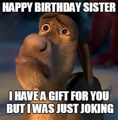 Best ideas about Happy Birthday Sister Funny
. Save or Pin 40 Birthday Memes For Sister Now.