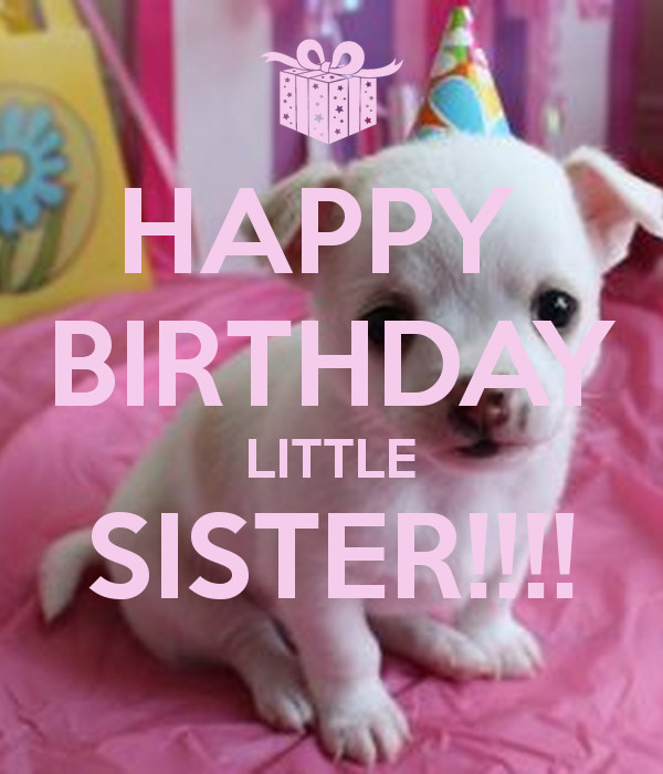 Best ideas about Happy Birthday Sister Funny Images
. Save or Pin Happy Birthday Little Sister Quotes QuotesGram Now.