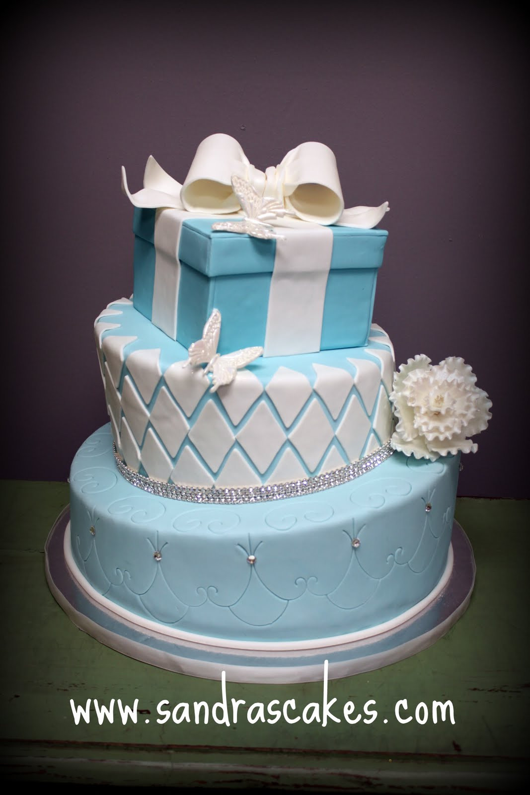 Best ideas about Happy Birthday Tiffany Cake
. Save or Pin Birthday Cakes Tiffany & Co Inspired Display Now.