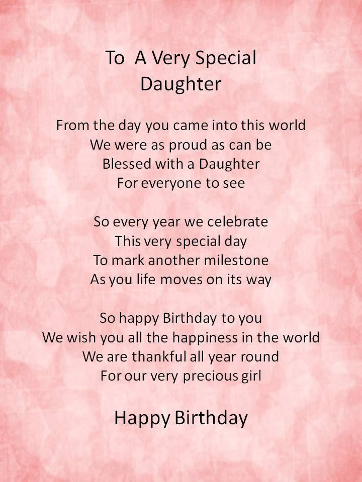 Best ideas about Happy Birthday To My Beautiful Daughter Quotes
. Save or Pin birthday poem for daughter Now.