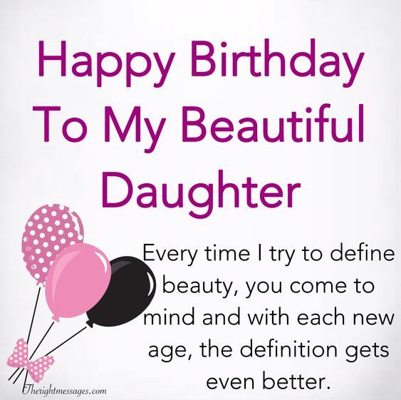 Best ideas about Happy Birthday To My Beautiful Daughter Quotes
. Save or Pin Happy Birthday Wishes For Daughter Inspirational Now.