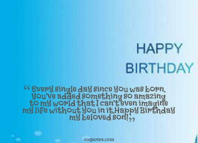 Best ideas about Happy Birthday To My Son Quotes
. Save or Pin Happy Birthday Son Quotes QuotesGram Now.