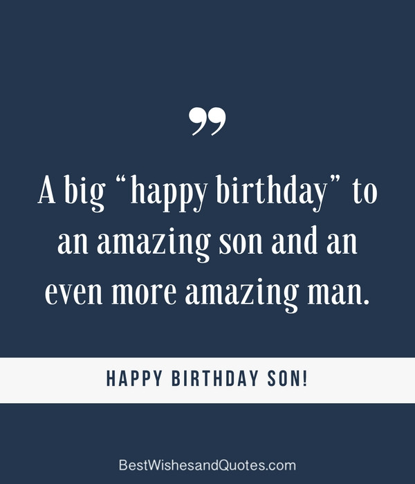 Best ideas about Happy Birthday To My Son Quotes
. Save or Pin 35 Unique and Amazing ways to say "Happy Birthday Son" Now.
