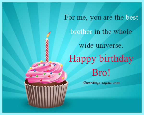 Best ideas about Happy Birthday Wishes For Brother
. Save or Pin Birthday Wishes For Brother Wordings and Messages Now.