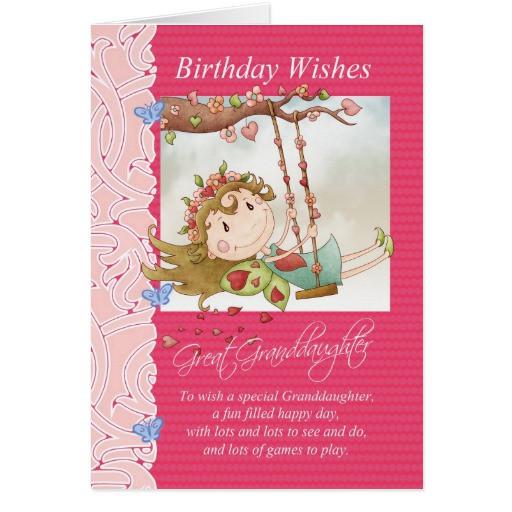 Best ideas about Happy Birthday Wishes For Granddaughter
. Save or Pin great granddaughter birthday wishes greeting card Now.